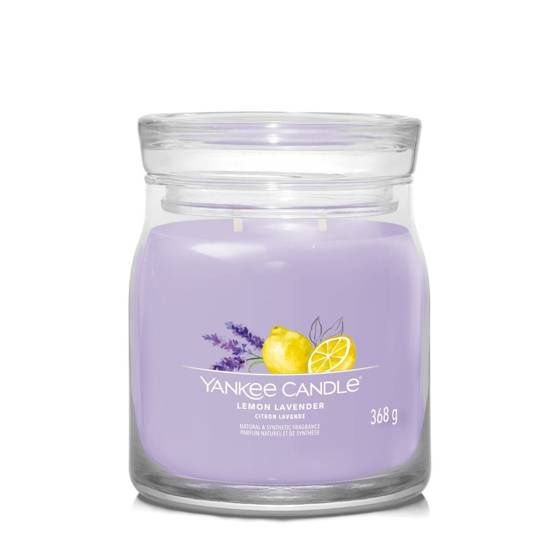 ŚWIECA SIGNATURE ŚREDNIA LEMON LAVENDER