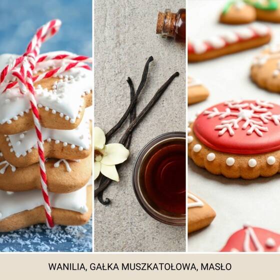 ŚWIECE MINI 3 PACK CHRISTMAS COOKIE