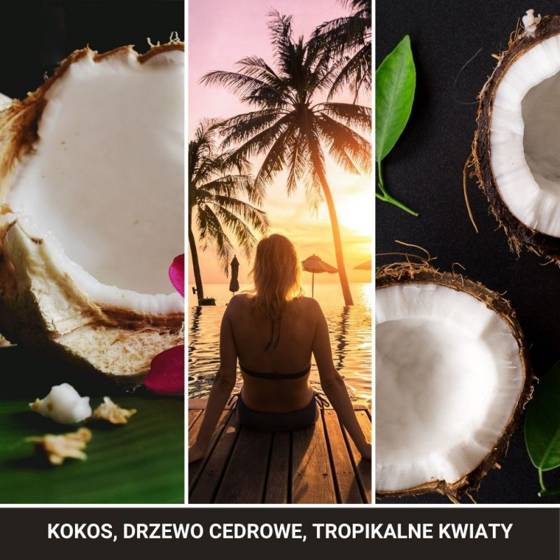 ŚWIECA SIGNATURE ŚREDNIA BLACK COCONUT