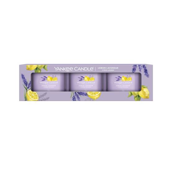 ŚWIECE MINI 3 PACK LEMON LAVENDER